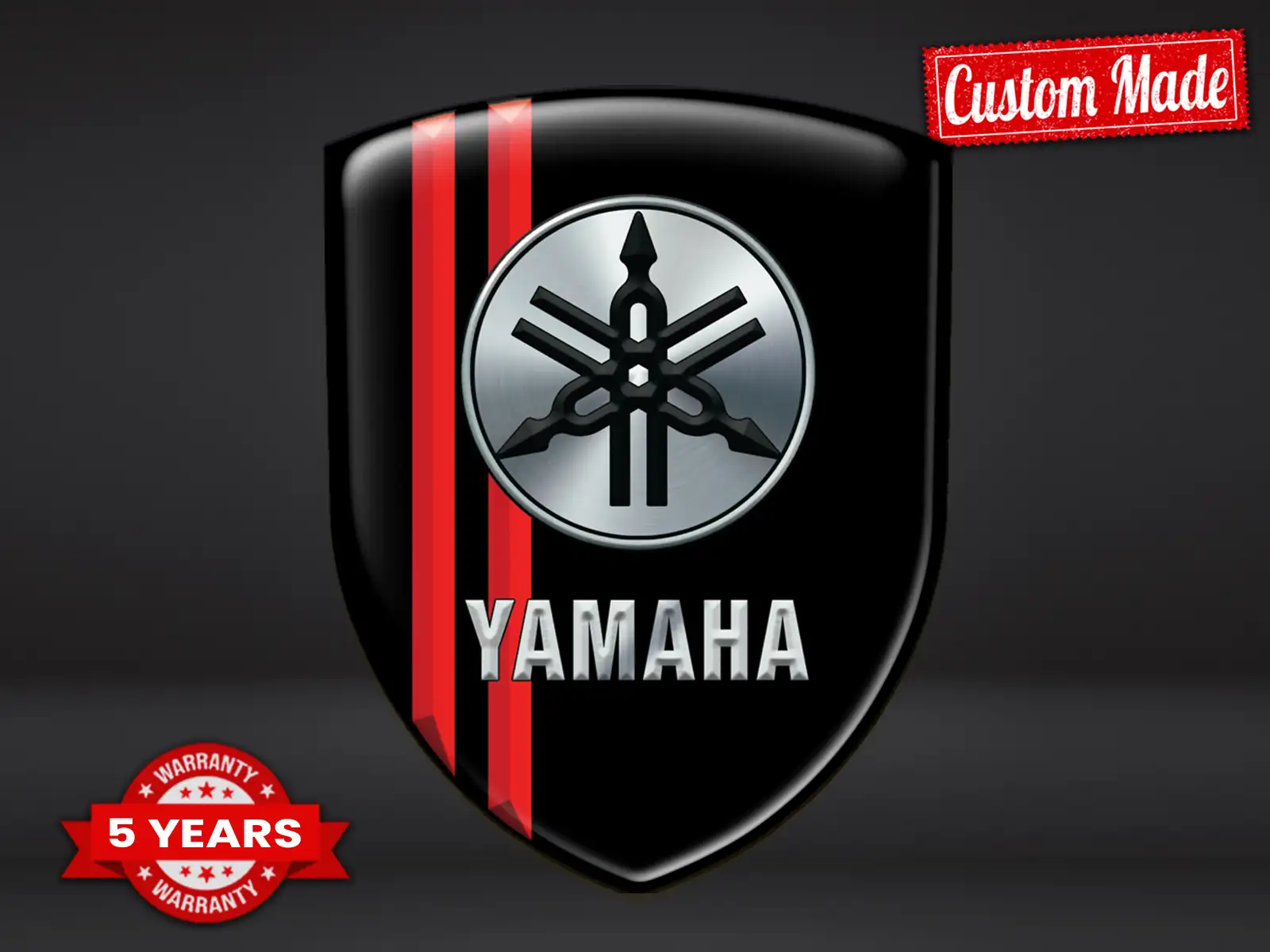 Yamaha Décalcos Auto-Adhésifs Finition Chic Dômes Élégants